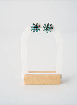 Cercei ornament oxid de zirconiu albastru KONPLOTT femeie