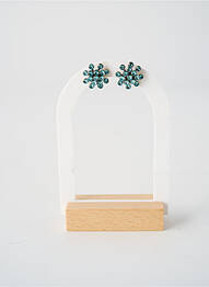Cercei ornament oxid de zirconiu albastru KONPLOTT femeie