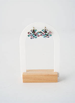 Cercei ornament oxid de zirconiu albastru KONPLOTT femme