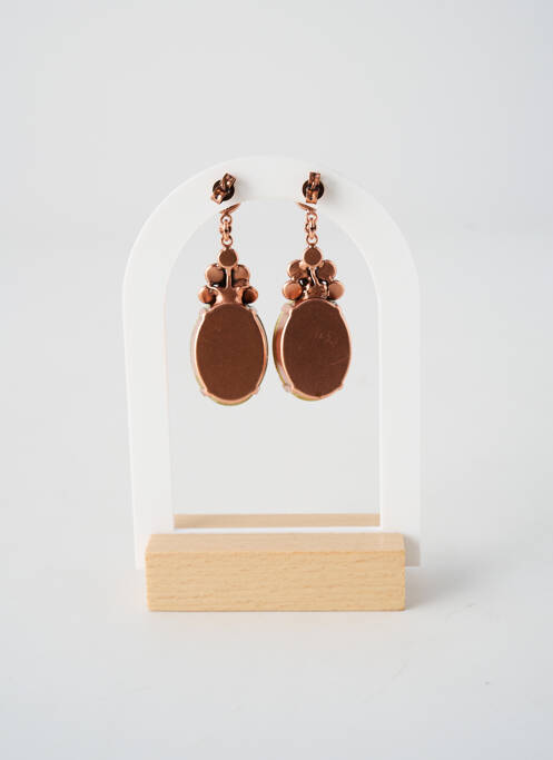 Cercei ornament oxid de zirconiu roz KONPLOTT femme