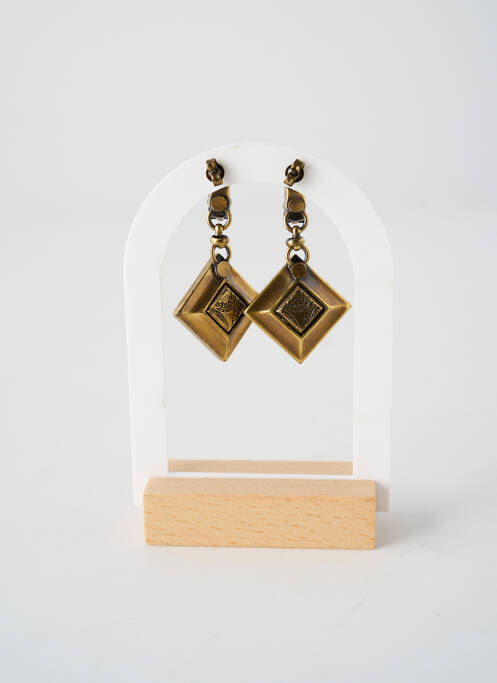 Cercei ornament oxid de zirconiu auriu KONPLOTT femme