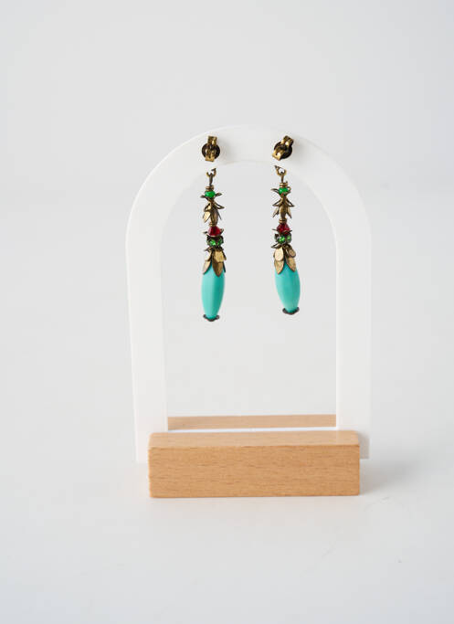 Cercei ornament oxid de zirconiu albastru KONPLOTT femme