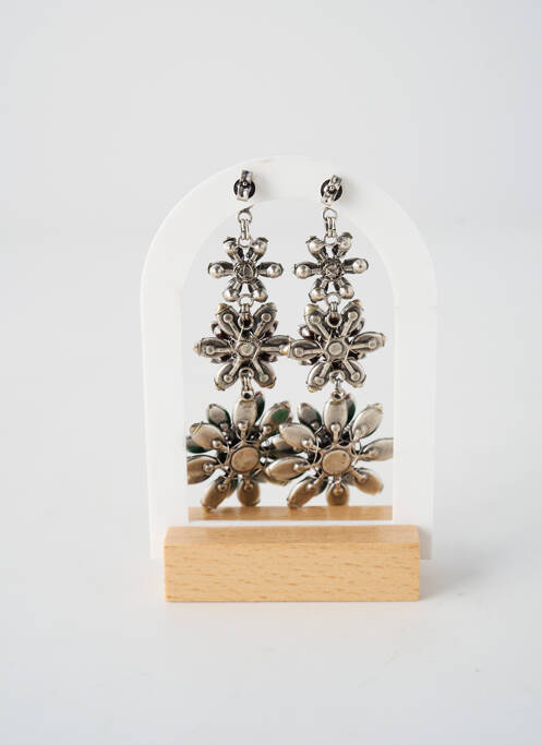 Cercei ornament oxid de zirconiu verde KONPLOTT femme