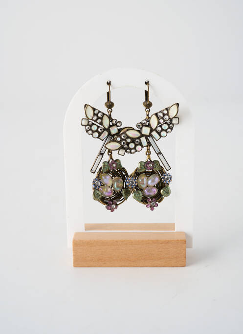 Cercei ornament oxid de zirconiu auriu KONPLOTT femme