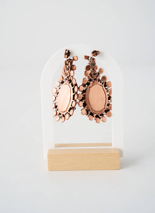 Cercei ornament oxid de zirconiu roz KONPLOTT femme