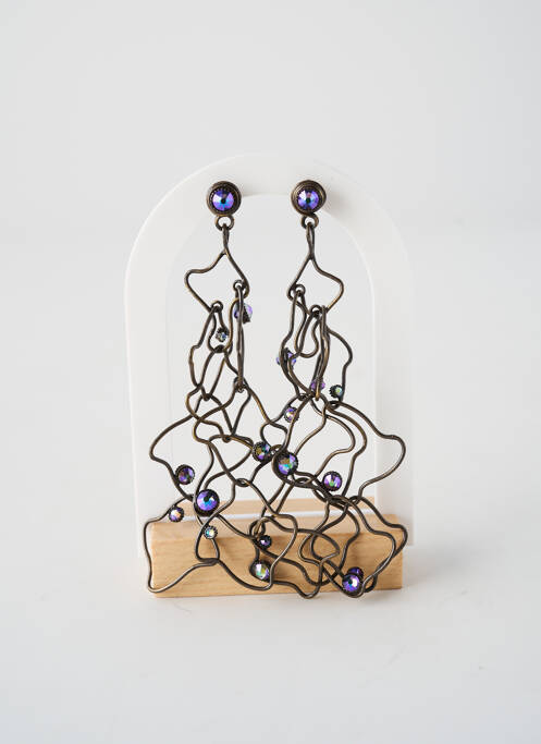 Cercei ornament oxid de zirconiu argintiu KONPLOTT femme