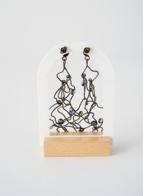 Cercei ornament oxid de zirconiu argintiu KONPLOTT femme