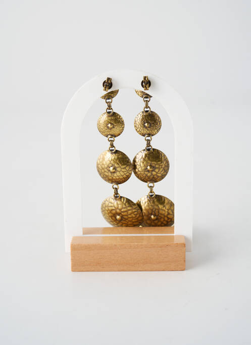 Cercei ornament oxid de zirconiu auriu KONPLOTT femme