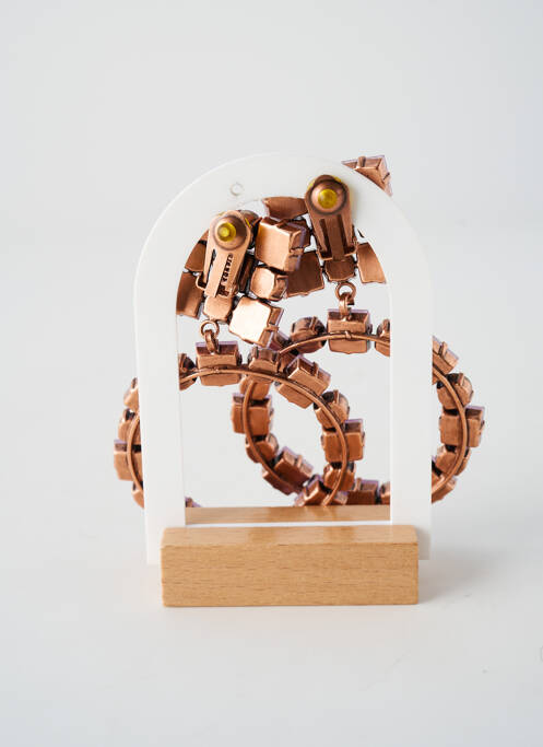 Cercei ornament oxid de zirconiu violet KONPLOTT femme