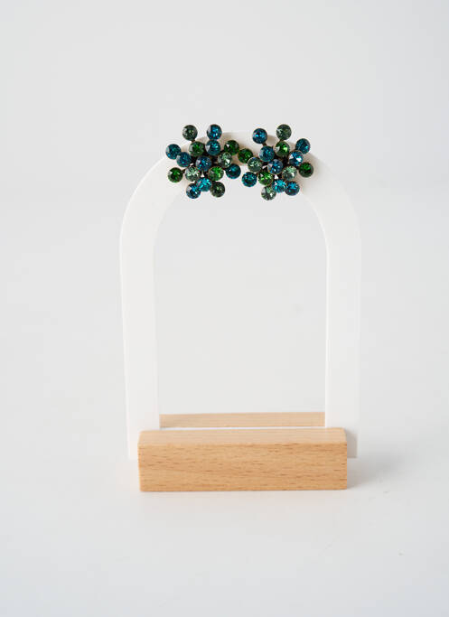 Cercei ornament oxid de zirconiu albastru KONPLOTT femme