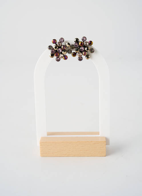 Cercei ornament oxid de zirconiu violet KONPLOTT femme