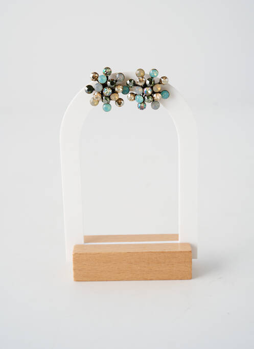 Cercei ornament oxid de zirconiu bej KONPLOTT femme