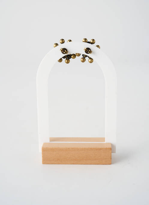 Cercei ornament oxid de zirconiu bej KONPLOTT femme