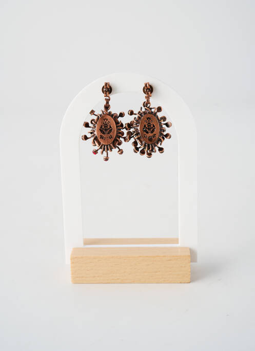 Cercei ornament oxid de zirconiu roșu KONPLOTT femme