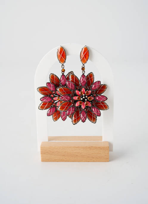 Cercei ornament oxid de zirconiu roz KONPLOTT femme