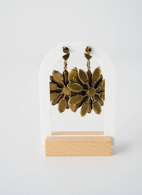 Cercei ornament oxid de zirconiu galben KONPLOTT femme