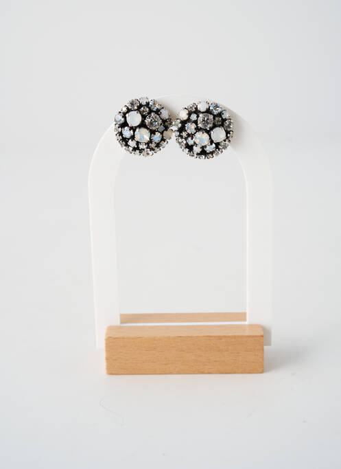 Cercei ornament oxid de zirconiu argintiu KONPLOTT femme