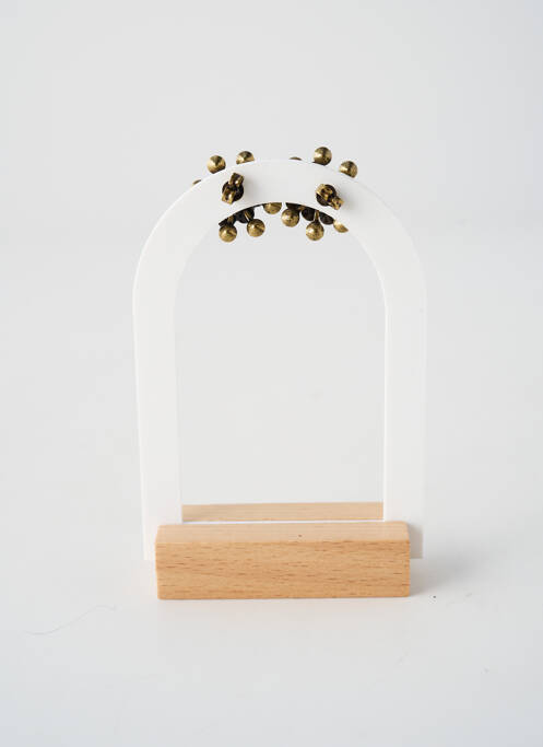 Cercei ornament oxid de zirconiu maro KONPLOTT femme