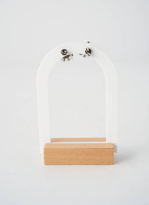 Cercei materiale metalice alb KONPLOTT femme