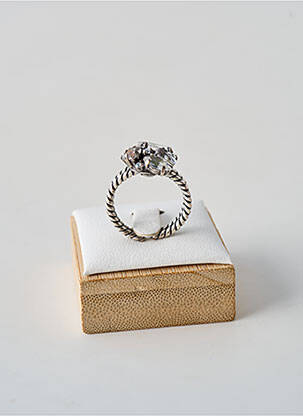 Inel ornament oxid de zirconiu argintiu KONPLOTT femme