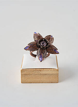 Inel ornament oxid de zirconiu violet KONPLOTT femme