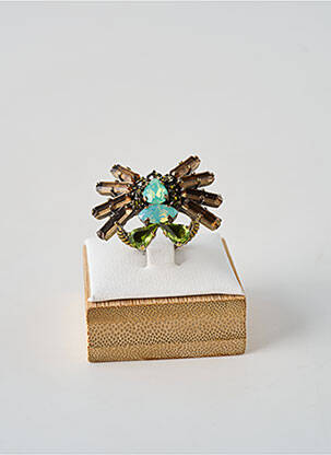 Inel ornament oxid de zirconiu verde KONPLOTT femme