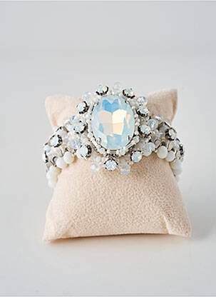 Brățară închidere cu închizătoare tip clips alb KONPLOTT femme