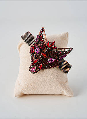 Brățară închidere cu închizătoare tip clips roșu KONPLOTT femme