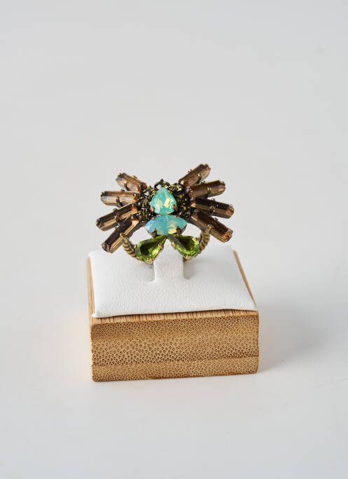 Inel ornament oxid de zirconiu verde KONPLOTT femme