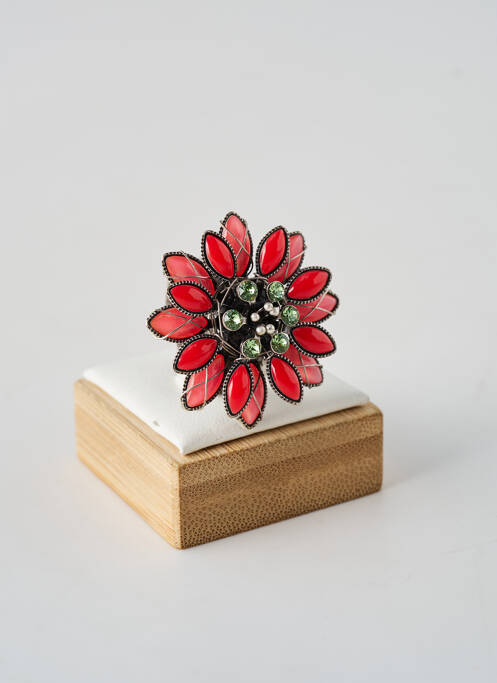 Inel ornament oxid de zirconiu roșu KONPLOTT femme