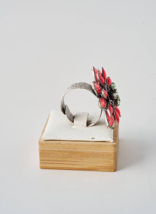 Inel ornament oxid de zirconiu roșu KONPLOTT femme