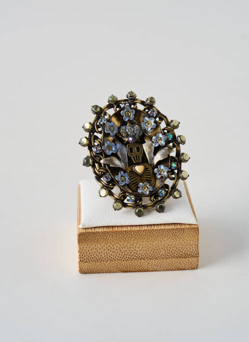 Inel ornament oxid de zirconiu auriu KONPLOTT femme