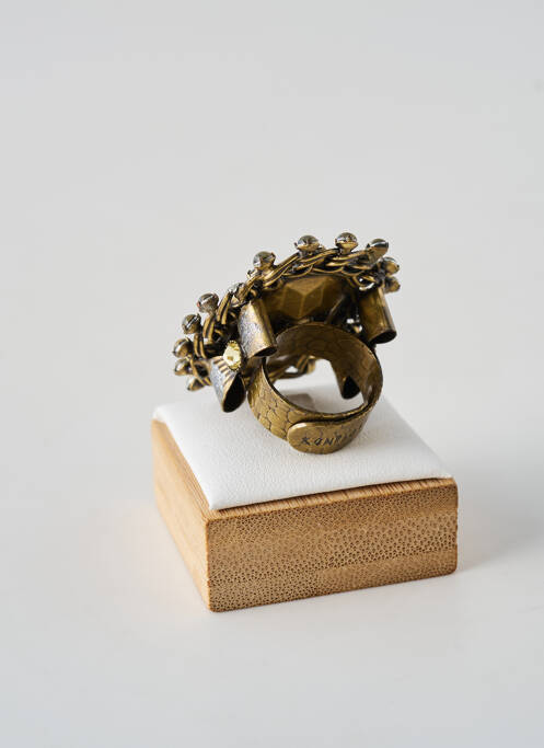 Inel ornament oxid de zirconiu auriu KONPLOTT femme