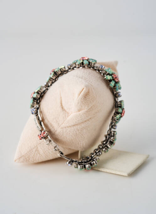 Brățară închidere cu închizătoare tip clips verde KONPLOTT femme