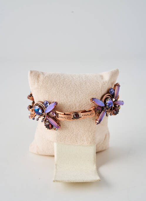 Brățară închidere cu închizătoare tip clips roz KONPLOTT femme