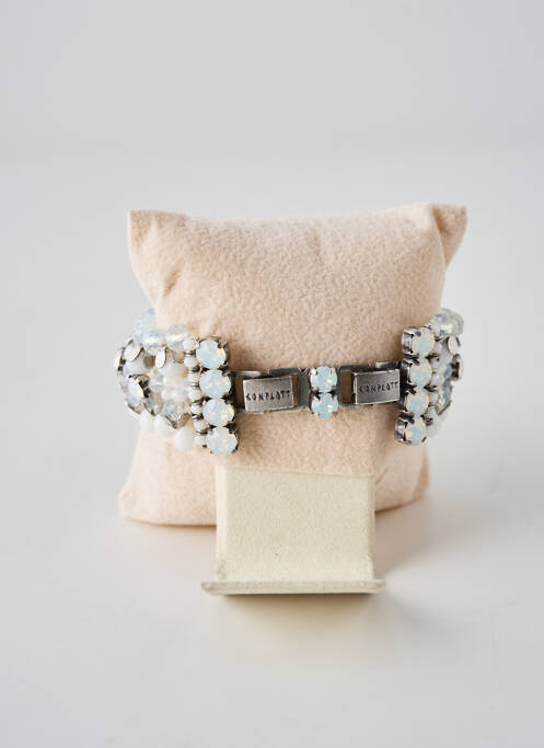 Brățară închidere cu închizătoare tip clips alb KONPLOTT femme