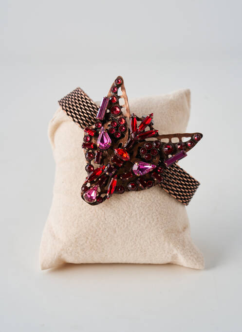 Brățară închidere cu închizătoare tip clips roșu KONPLOTT femme