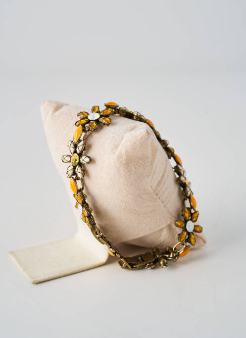 Brățară închidere cu închizătoare tip clips galben KONPLOTT femme