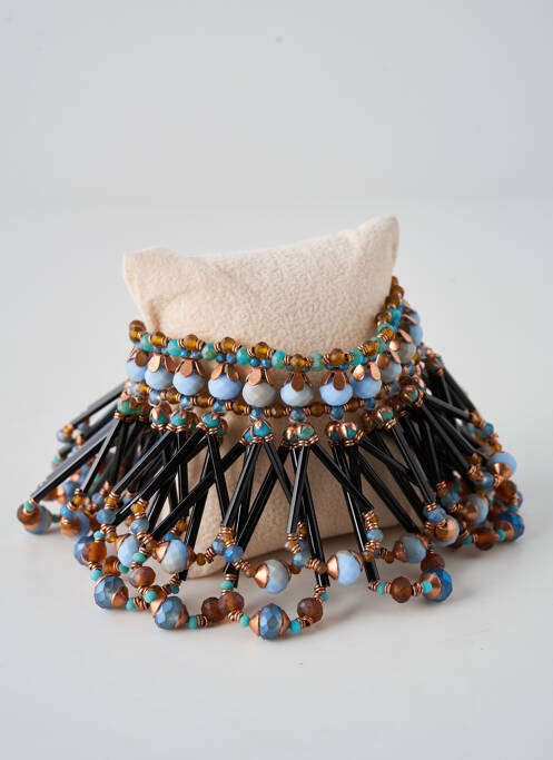 Brățară închidere cu închizătoare tip clips albastru KONPLOTT femme