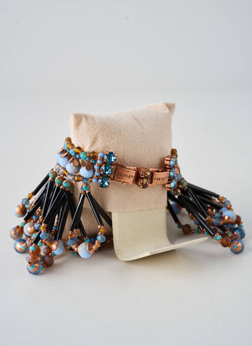 Brățară închidere cu închizătoare tip clips albastru KONPLOTT femme