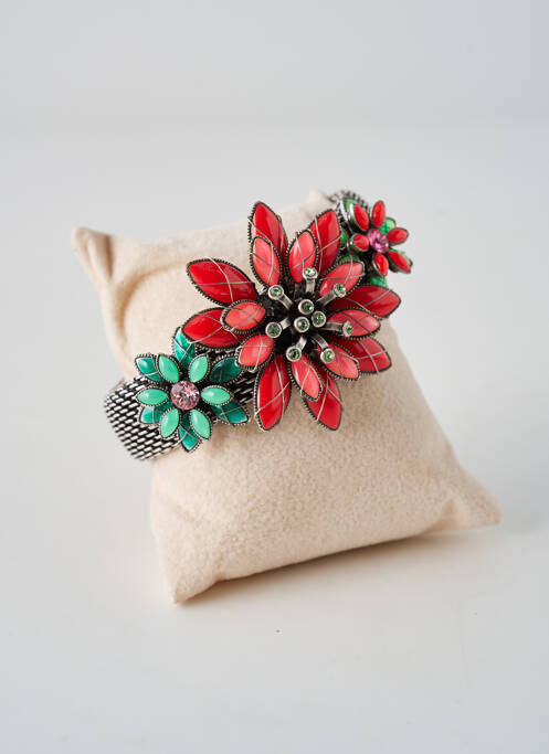 Brățară închidere cu închizătoare tip clips roșu KONPLOTT femme