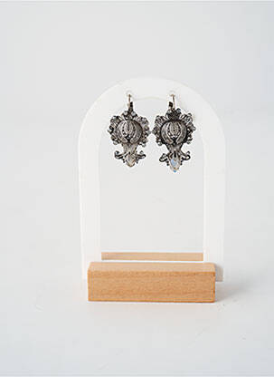 Cercei ornament oxid de zirconiu argintiu KONPLOTT femme