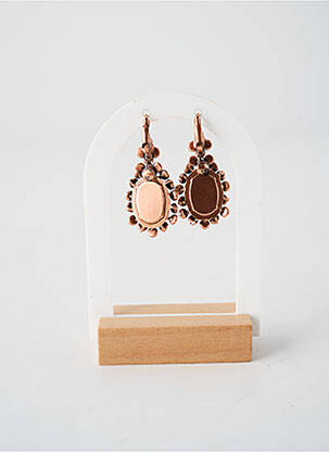 Cercei ornament oxid de zirconiu roz KONPLOTT femeie