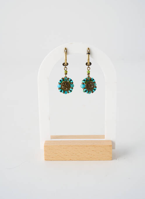 Cercei ornament cu mărgele albastru KONPLOTT femme