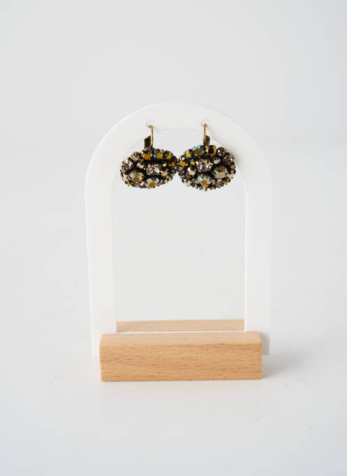 Cercei ornament oxid de zirconiu auriu KONPLOTT femme