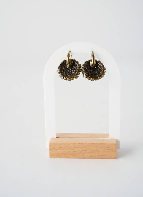 Cercei ornament oxid de zirconiu auriu KONPLOTT femme