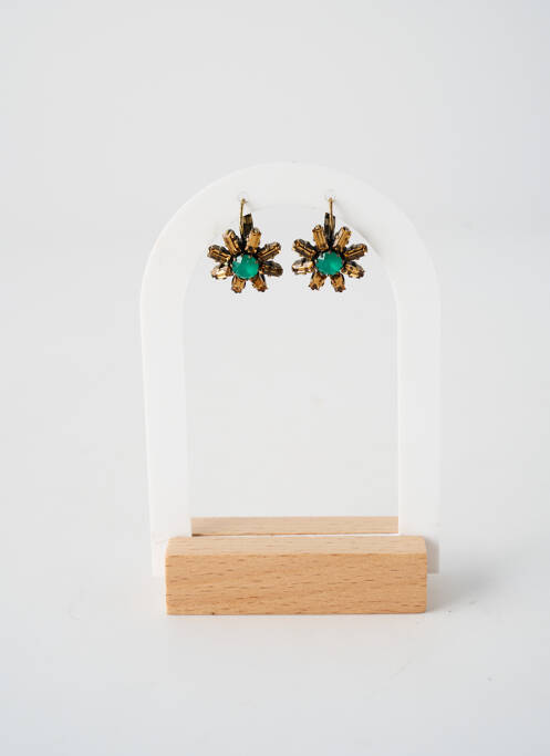 Cercei materiale metalice verde KONPLOTT femme