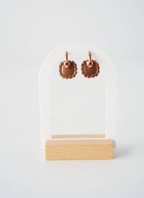 Cercei ornament oxid de zirconiu roz KONPLOTT femme