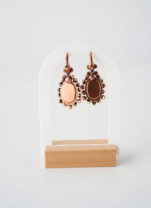 Cercei ornament oxid de zirconiu roz KONPLOTT femme