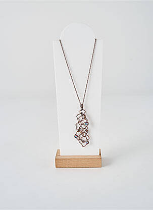 Colier ornament oxid de zirconiu roz KONPLOTT femme